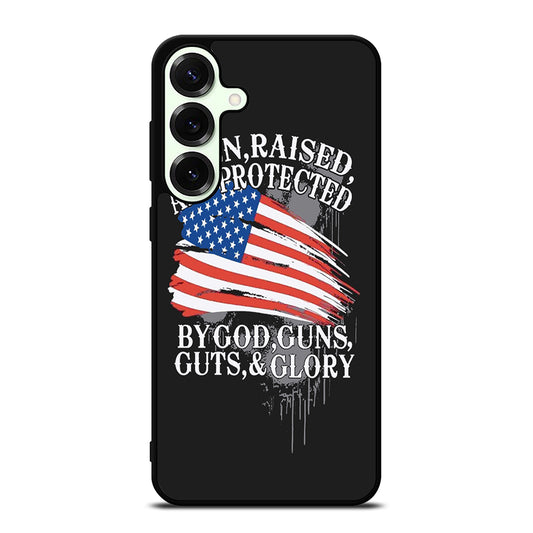 AMERICAN FLAG QUOTE Samsung Galaxy S25 Plus Case Cover