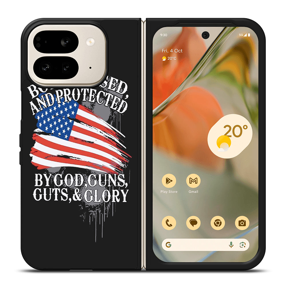 AMERICAN FLAG QUOTE Google Pixel 9 Pro Fold Case Cover