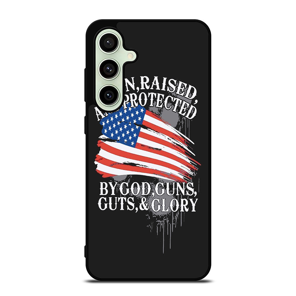AMERICAN FLAG QUOTE Samsung Galaxy S24 FE Case Cover