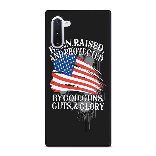 AMERICAN FLAG QUOTE Samsung Galaxy Note 10 Case Cover