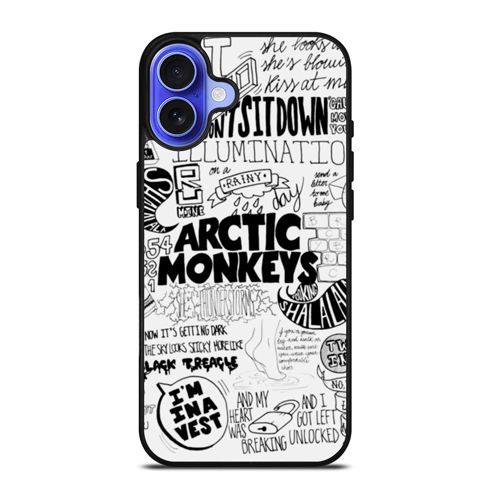 ARCTIC MONKEYS BAND LYRIC iPhone 16 Case Cover