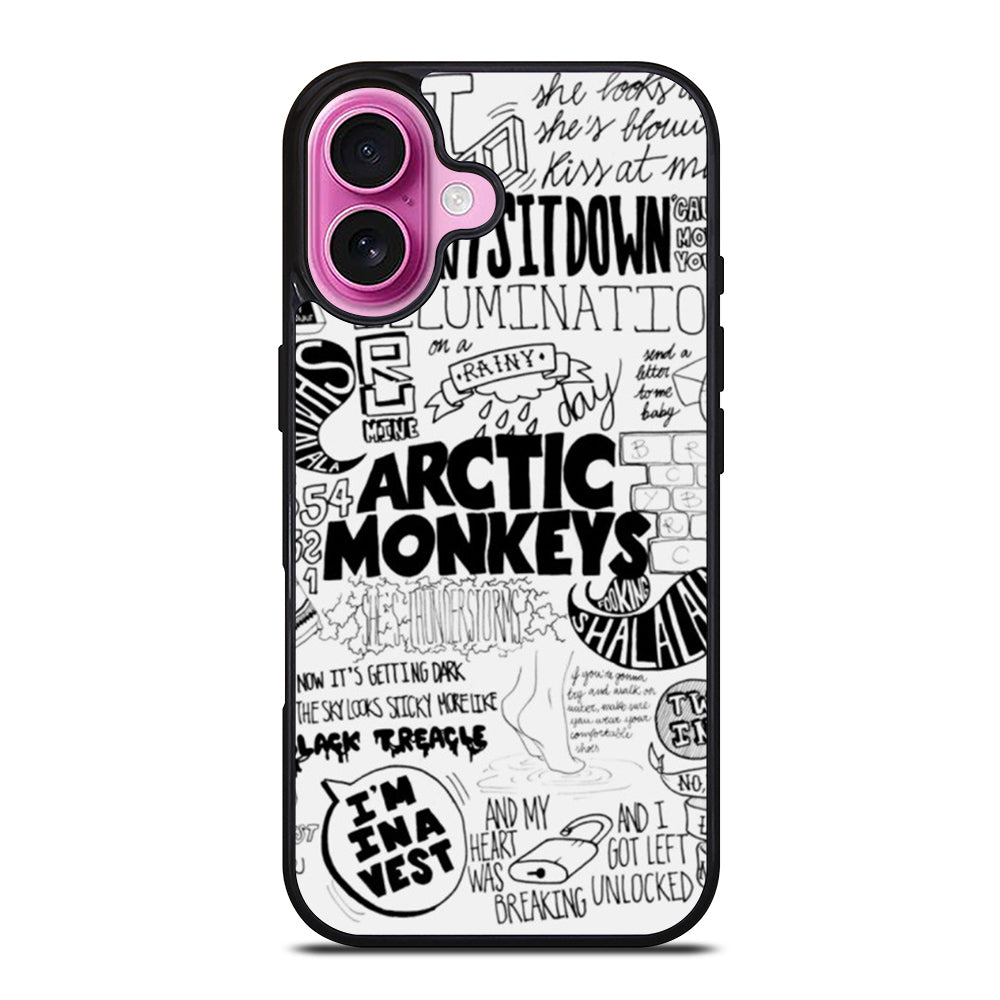 ARCTIC MONKEYS BAND LYRIC iPhone 16 Plus Case Cover