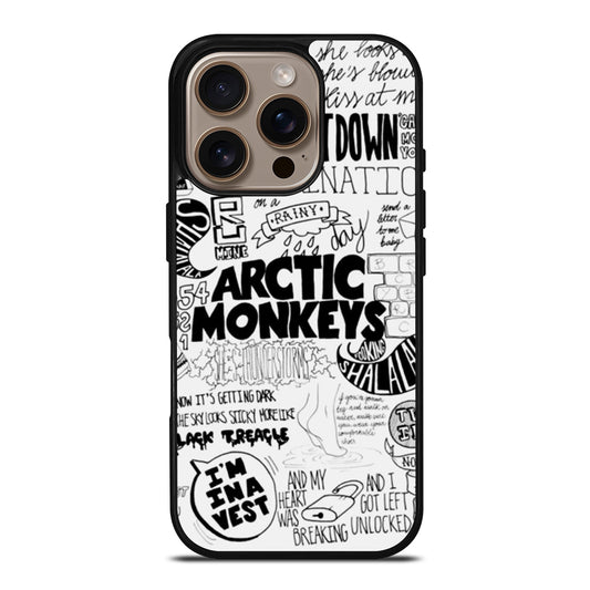 ARCTIC MONKEYS BAND LYRIC iPhone 16 Pro Case Cover