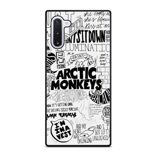 ARCTIC MONKEYS BAND LYRIC Samsung Galaxy Note 10 Case Cover