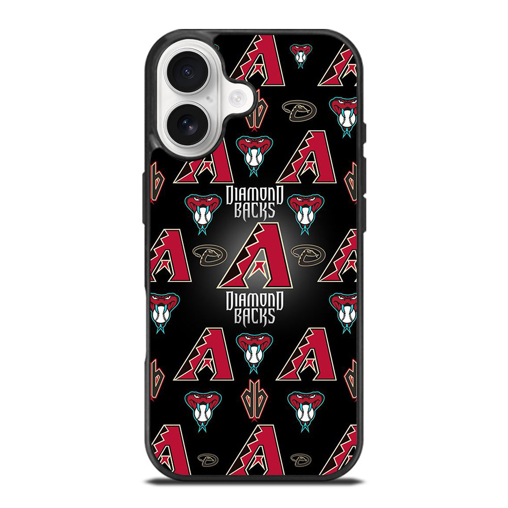 ARIZONA DIAMONDBACKS PATTERN LOGO iPhone 17 Case Cover