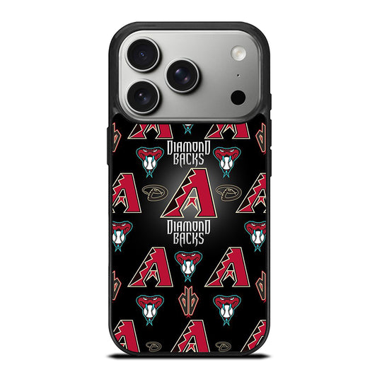 ARIZONA DIAMONDBACKS PATTERN LOGO iPhone 17 Pro Case Cover