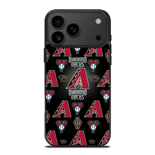 ARIZONA DIAMONDBACKS PATTERN LOGO iPhone 17 Pro Max Case Cover