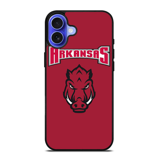 ARKANSAS RAZORBACKS ICON 1 iPhone 16 Case Cover