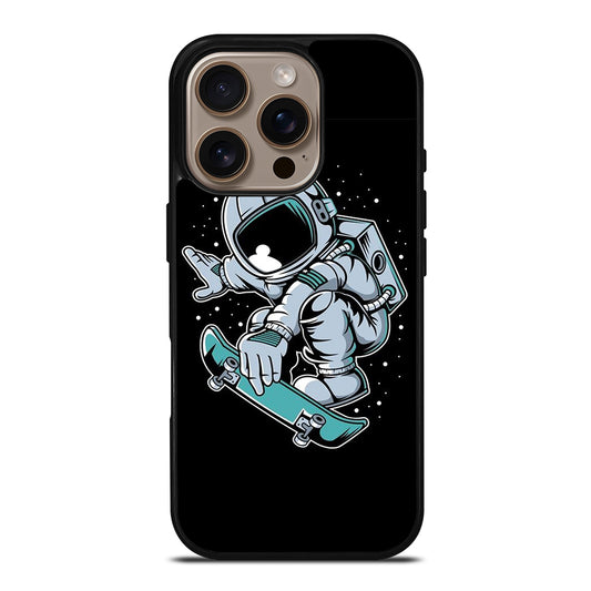 ASTRONAUT SKATEBOARDER ART iPhone 16 Pro Case Cover
