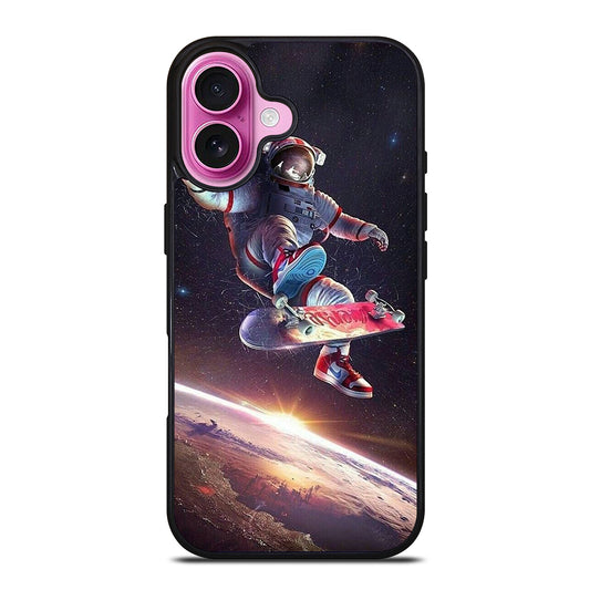 ASTRONAUT SKATEBOARDER ART 2 iPhone 16 Plus Case Cover