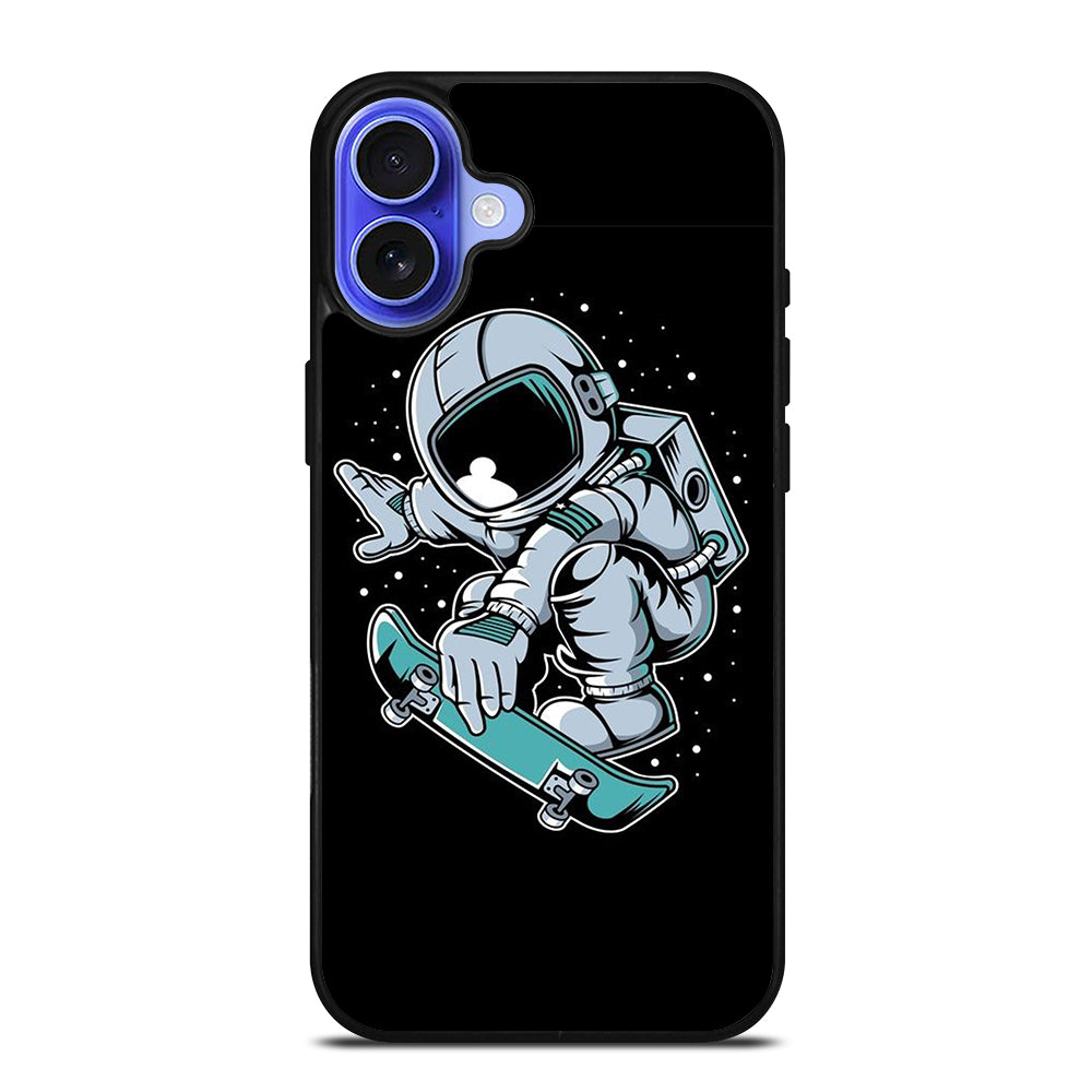 ASTRONAUT SKATEBOARDER ART iPhone 16 Case Cover