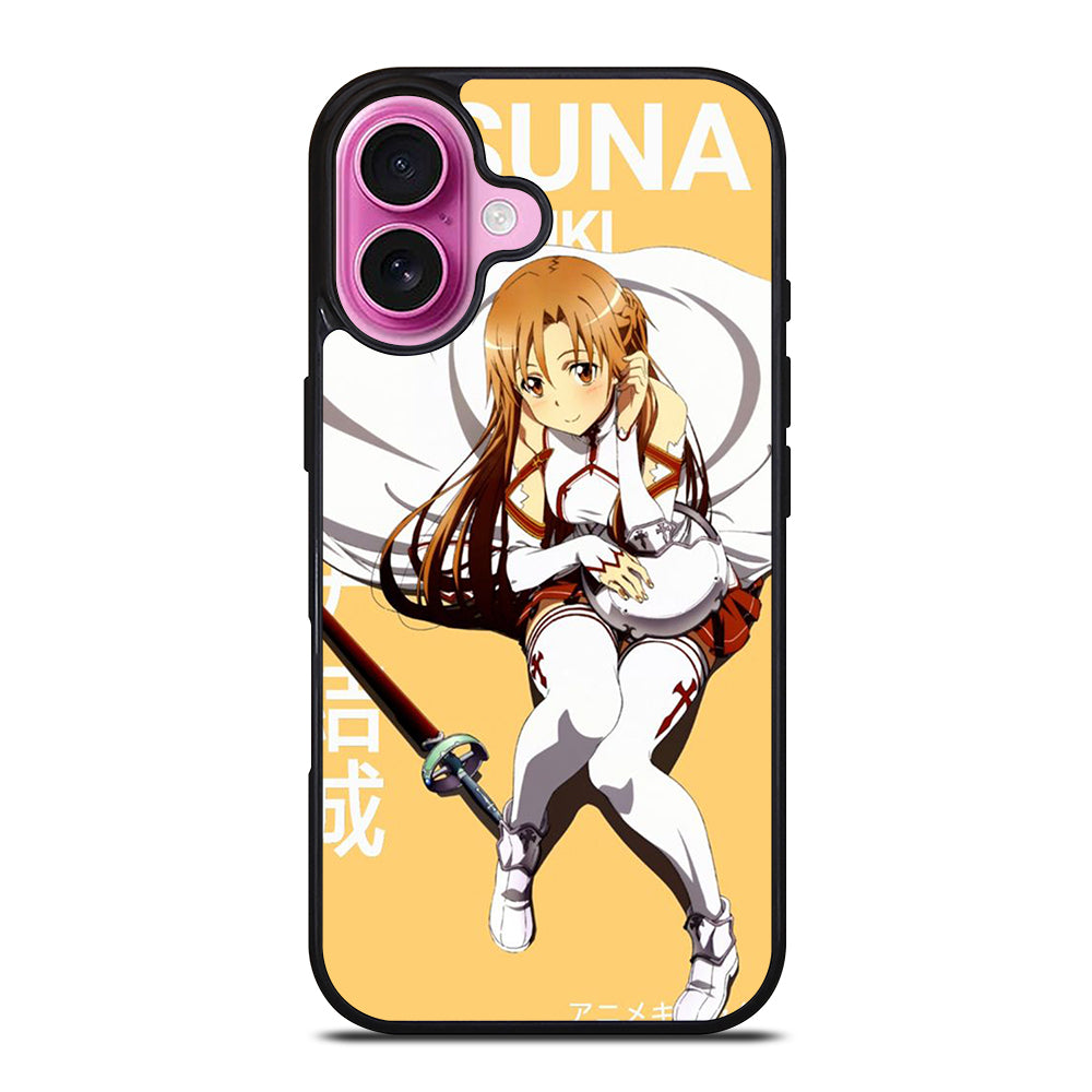 ASUNA YUUKI SWORD ART ONLINE ANIME SERIES iPhone 16 Plus Case Cover