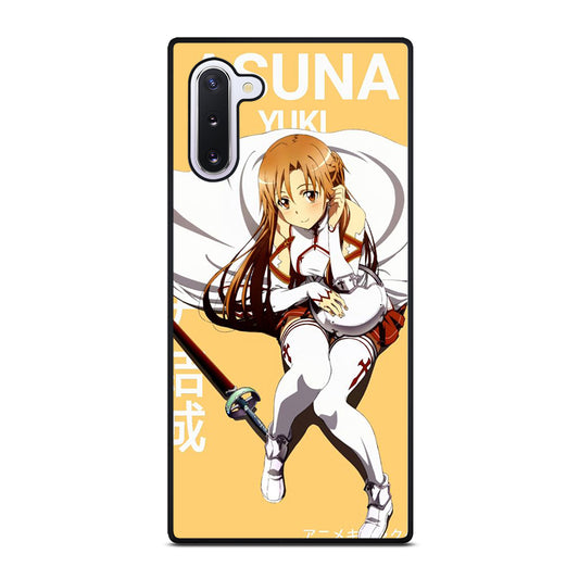 ASUNA YUUKI SWORD ART ONLINE ANIME SERIES Samsung Galaxy Note 10 Case Cover