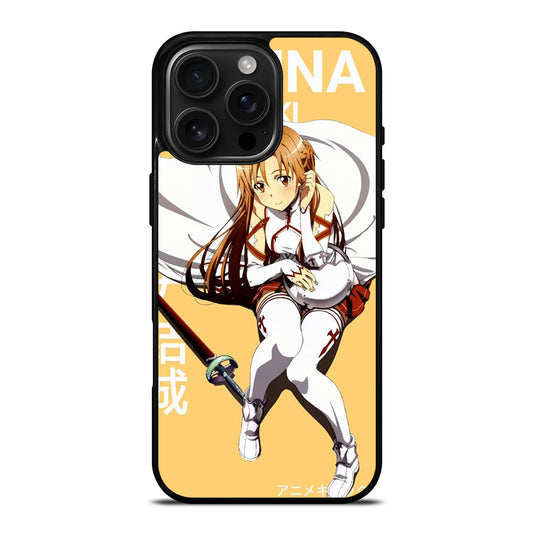 ASUNA YUUKI SWORD ART ONLINE ANIME SERIES iPhone 16 Pro Max Case Cover