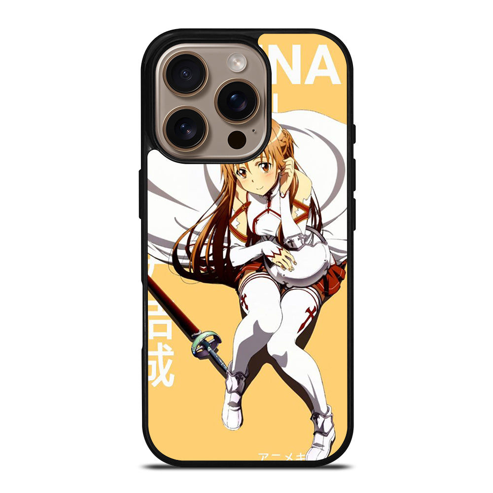 ASUNA YUUKI SWORD ART ONLINE ANIME SERIES iPhone 16 Pro Case Cover