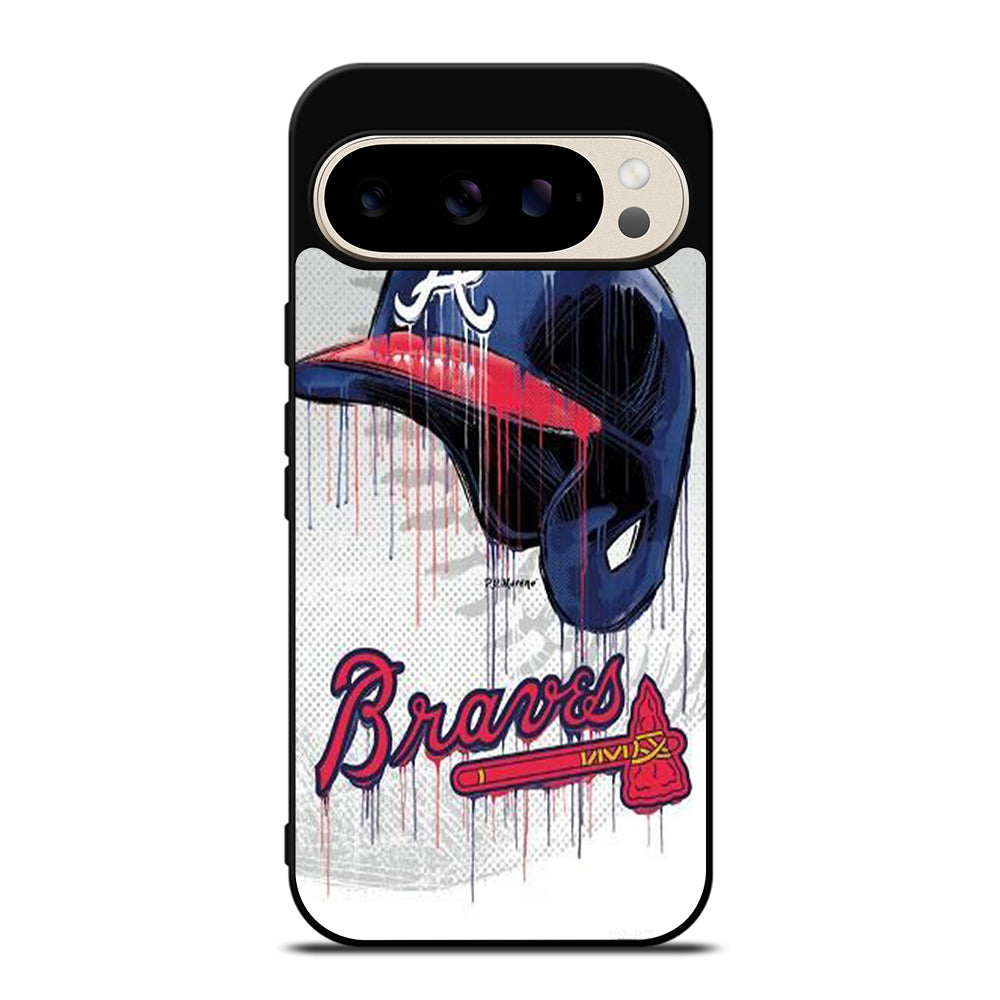 ATLANTA BRAVES HELMET Google Pixel 9 Pro Case Cover