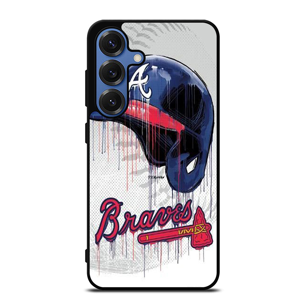 ATLANTA BRAVES HELMET Samsung Galaxy S25 Case Cover