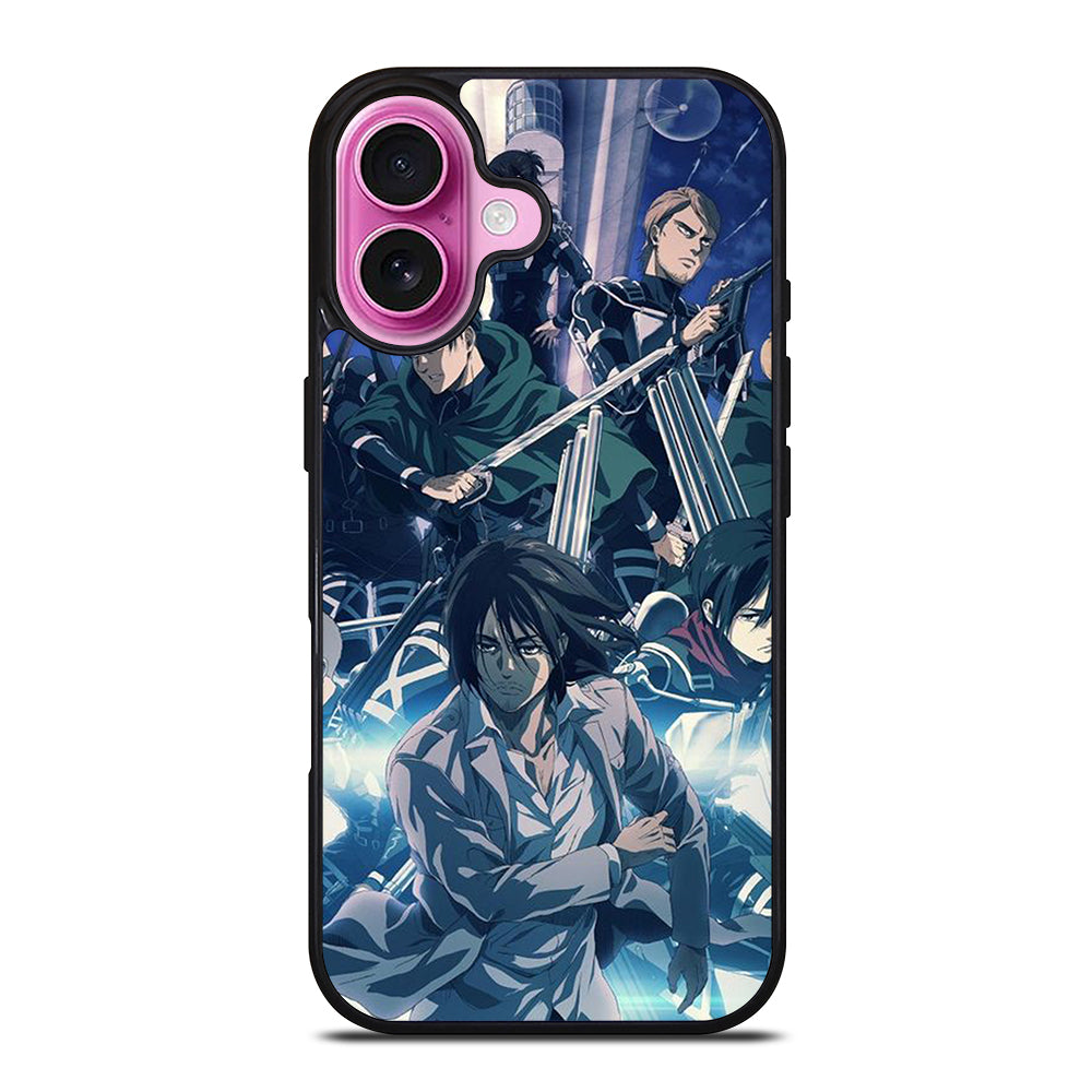 ATTACK ON TITAN ANIME CHARACTER 2 iPhone 16 Plus Case Cover