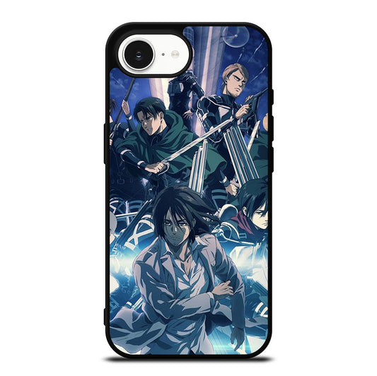 ATTACK ON TITAN ANIME CHARACTER 2 iPhone 16e Case Cover