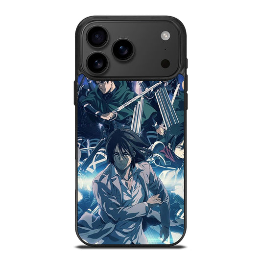 ATTACK ON TITAN ANIME CHARACTER 2 iPhone 17 Pro Max Case Cover
