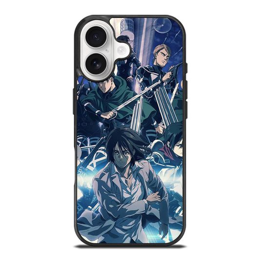 ATTACK ON TITAN ANIME CHARACTER 2 iPhone 17 Case Cover