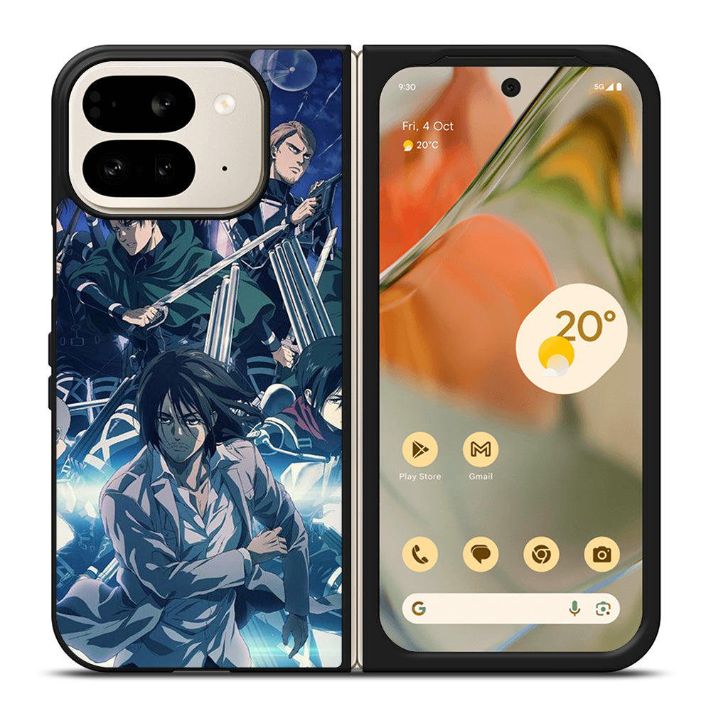 ATTACK ON TITAN ANIME CHARACTER 2 Google Pixel 9 Pro Fold Case Cover