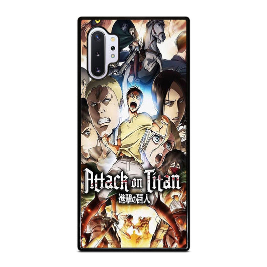 ATTACK ON TITAN CHARACTER ANIME SERIES Samsung Galaxy Note 10 Plus Case Cover