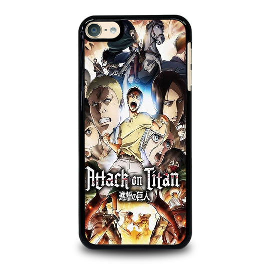 ATTACK ON TITAN CHARACTER ANIME SERIES iPod Touch 6 Case Cover