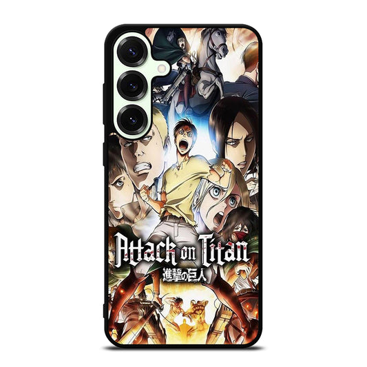 ATTACK ON TITAN CHARACTER ANIME SERIES Samsung Galaxy S25 Plus Case Cover