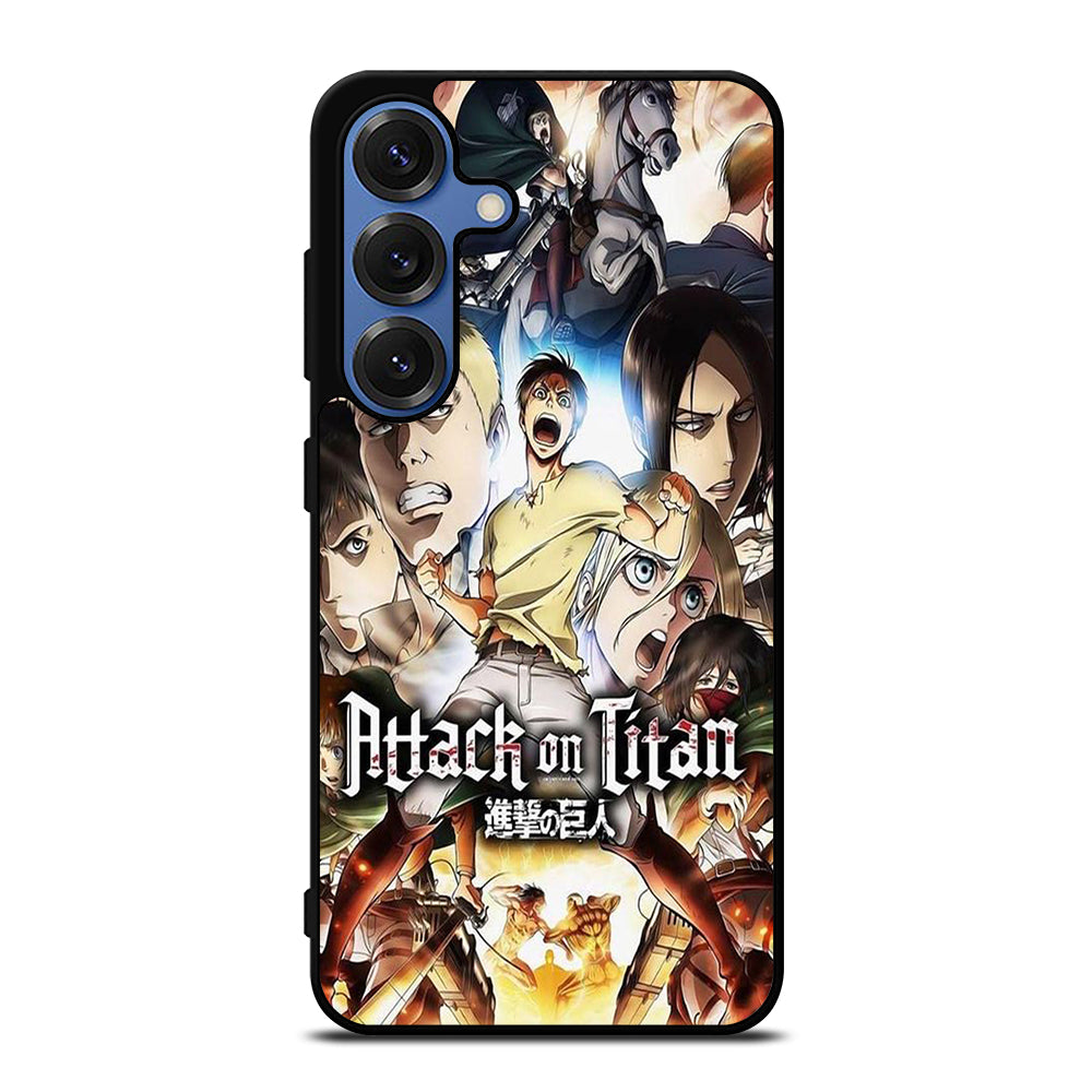 ATTACK ON TITAN CHARACTER ANIME SERIES Samsung Galaxy S25 Case Cover