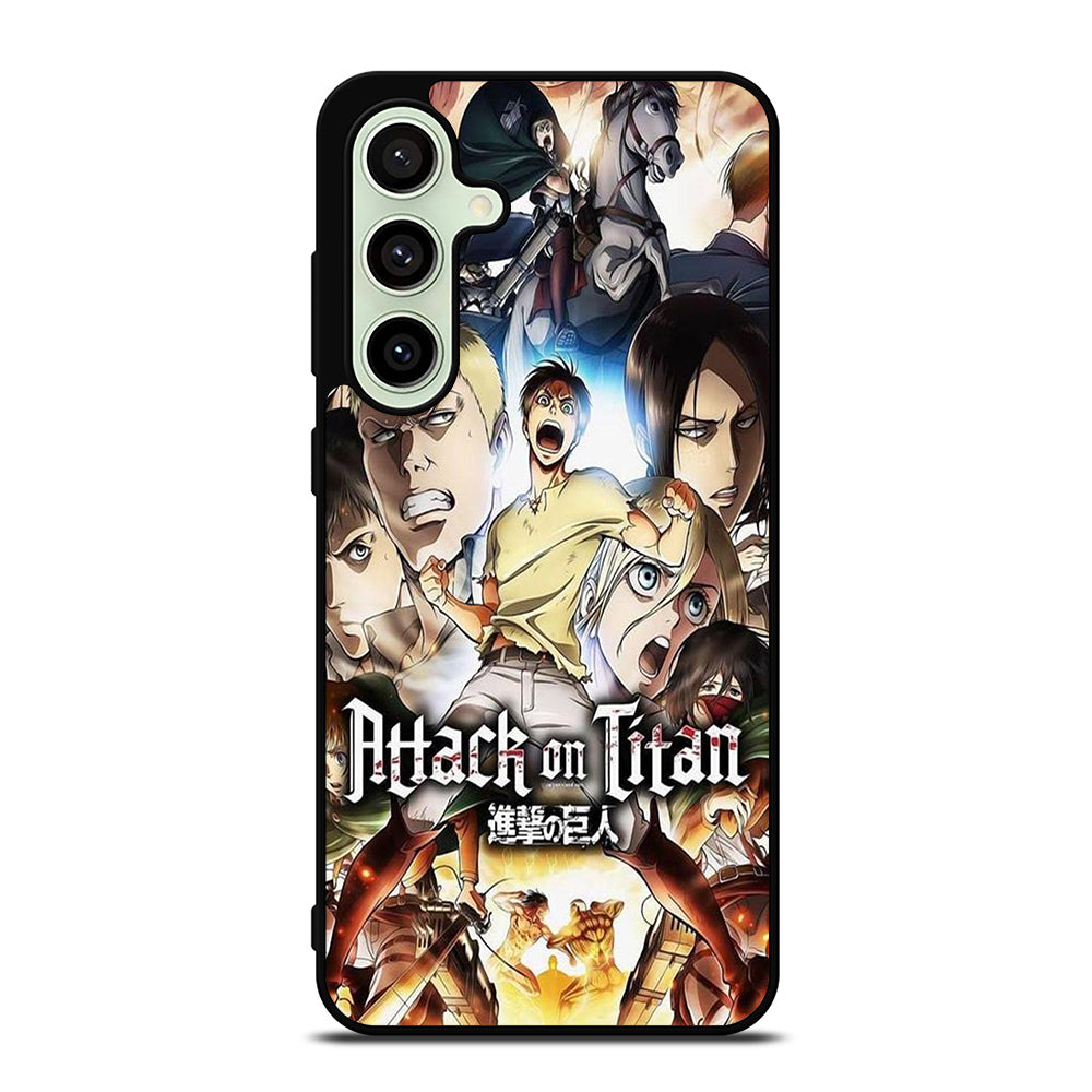 ATTACK ON TITAN CHARACTER ANIME SERIES Samsung Galaxy S24 FE Case Cover