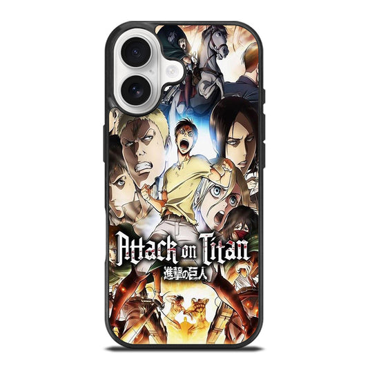 ATTACK ON TITAN CHARACTER ANIME SERIES iPhone 17 Case Cover