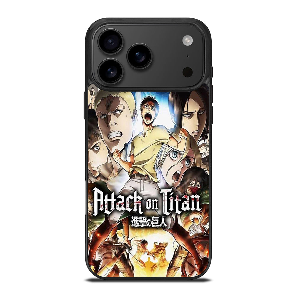 ATTACK ON TITAN CHARACTER ANIME SERIES iPhone 17 Pro Max Case Cover
