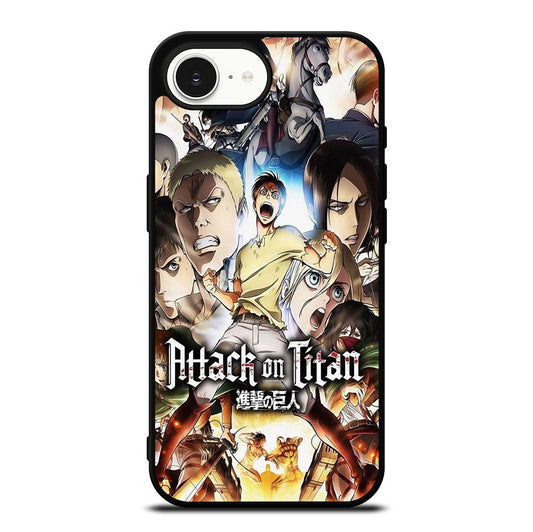 ATTACK ON TITAN CHARACTER ANIME SERIES iPhone 16e Case Cover