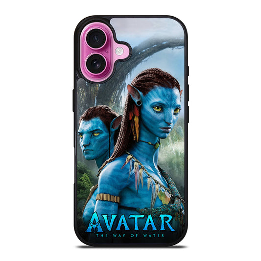 AVATAR THE WAY OF WATER NEYTIRI AND JAKE POSTER iPhone 16 Plus Case Cover