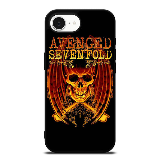AVENGED SEVENFOLD ROCK BAND LOGO iPhone 16e Case Cover