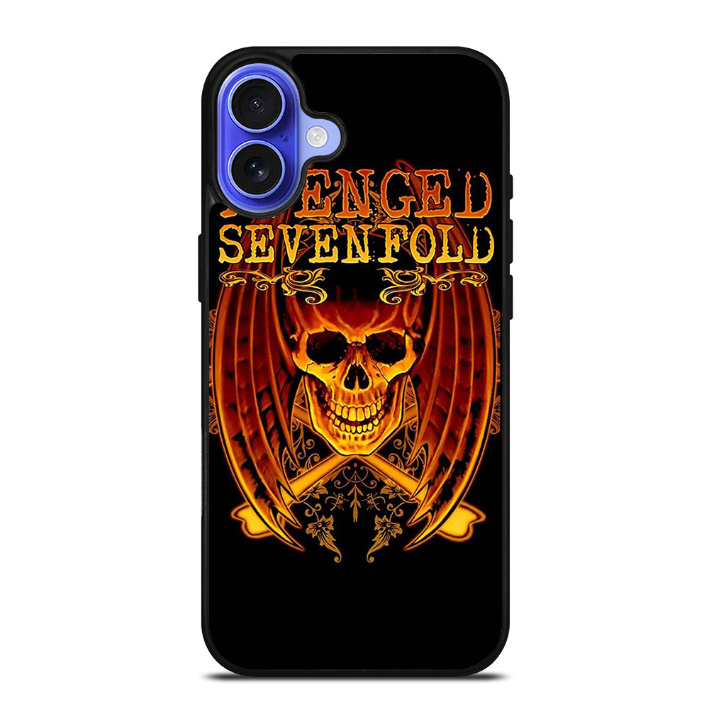 AVENGED SEVENFOLD ROCK BAND LOGO iPhone 16 Case Cover
