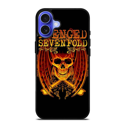 AVENGED SEVENFOLD ROCK BAND LOGO iPhone 16 Case Cover