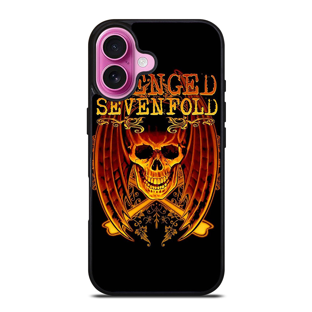 AVENGED SEVENFOLD ROCK BAND LOGO iPhone 16 Plus Case Cover