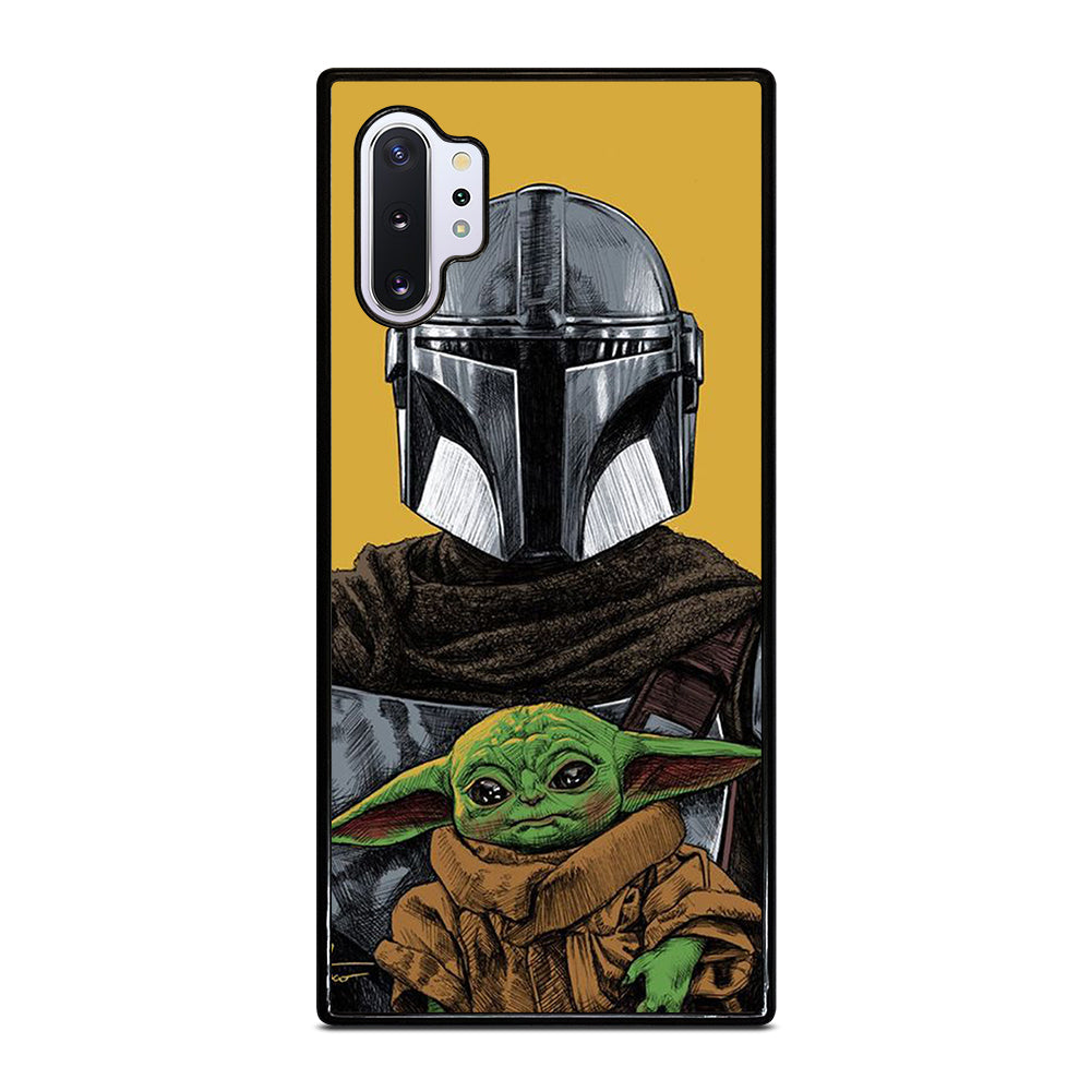 BABY YODA AND THE MANDALORIAN MOSAIC Samsung Galaxy Note 10 Plus Case Cover