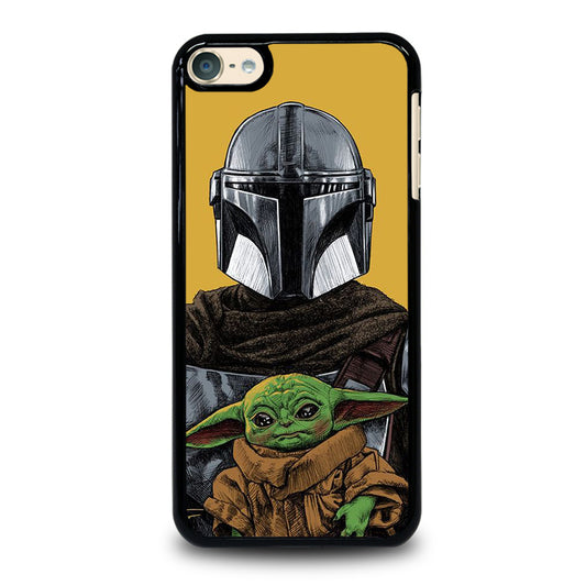 BABY YODA AND THE MANDALORIAN MOSAIC iPod Touch 6 Case Cover