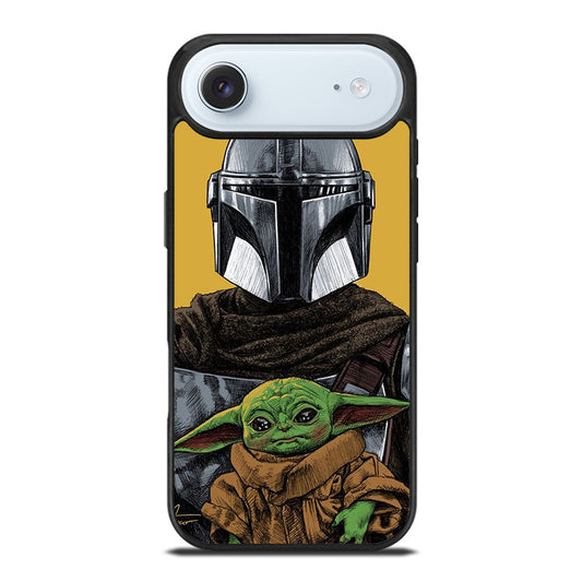BABY YODA AND THE MANDALORIAN MOSAIC iPhone Air Case Cover