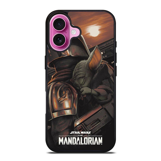 BABY YODA AND THE MANDALORIAN iPhone 16 Plus Case Cover