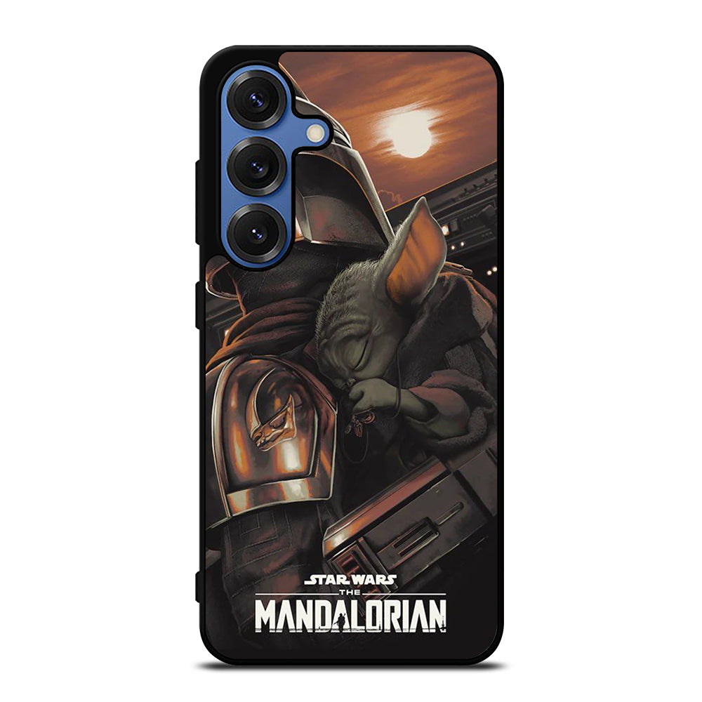 BABY YODA AND THE MANDALORIAN Samsung Galaxy S25 Case Cover