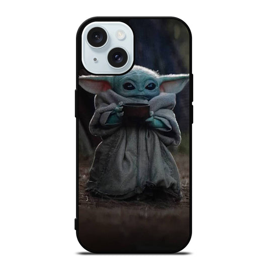 BABY YODA GROGU STAR WARS MOVIE iPhone 15 Case Cover