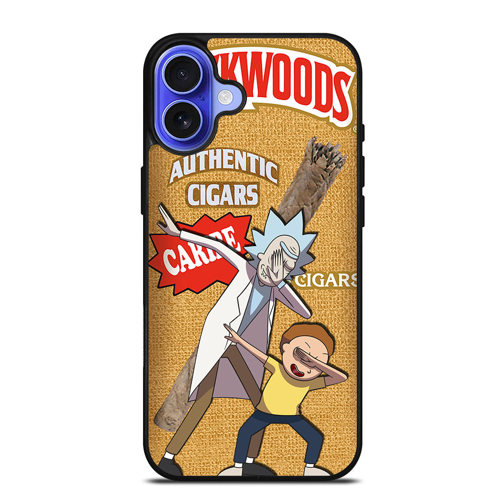 BACKWOODS RICK AND MORTY 3 iPhone 16 Case Cover