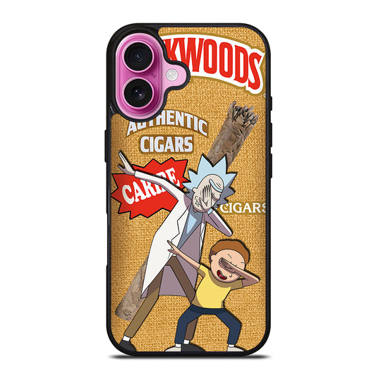 BACKWOODS RICK AND MORTY 3 iPhone 16 Plus Case Cover