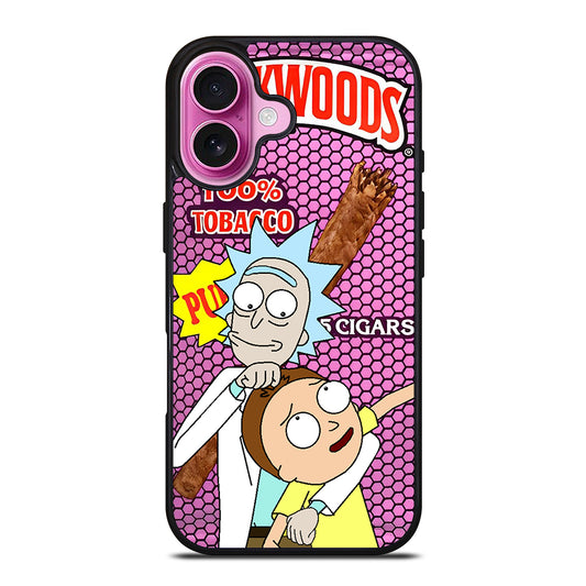 BACKWOODS RICK AND MORTY CARTOON SERIES iPhone 16 Plus Case Cover