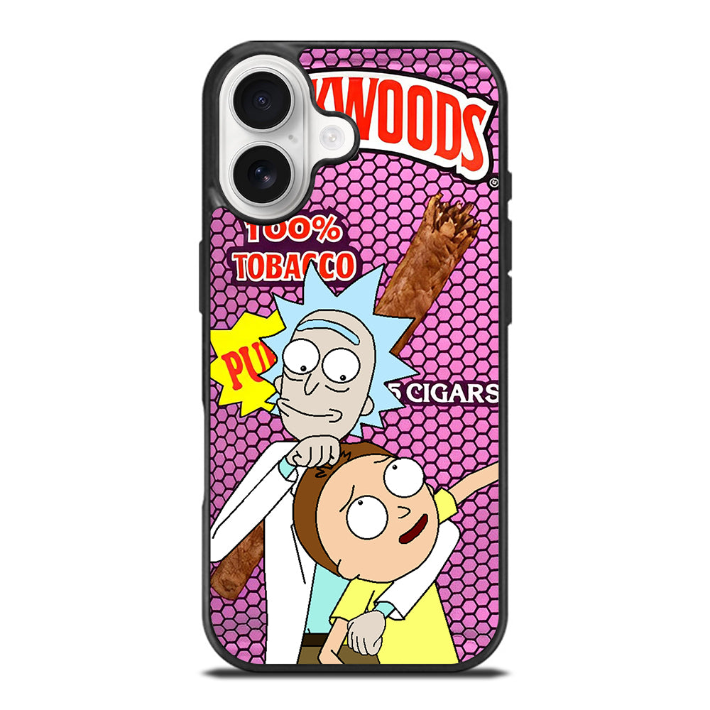 BACKWOODS RICK AND MORTY CARTOON SERIES iPhone 17 Case Cover
