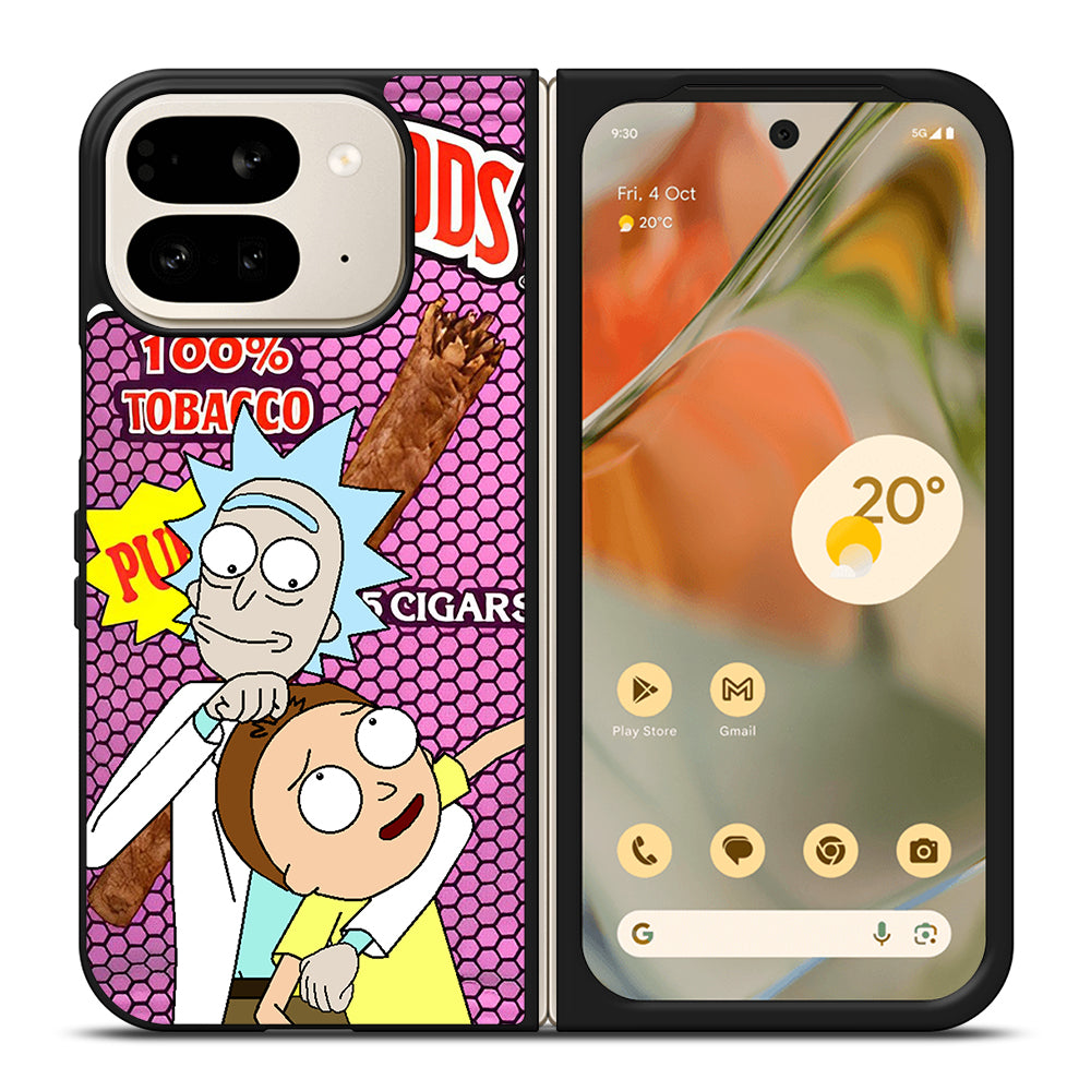 BACKWOODS RICK AND MORTY CARTOON SERIES Google Pixel 9 Pro Fold Case Cover